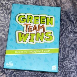 Green Team Wins Board Game - Blue and Green